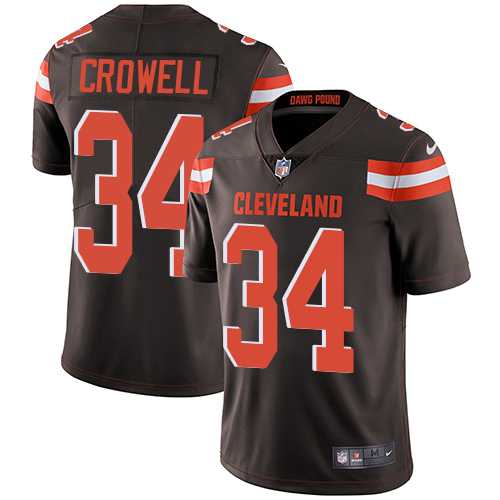 Nike Cleveland Browns #34 Isaiah Crowell Brown Team Color NFL Vapor Untouchable Limited Jersey,We sell and wholesale Nike Cleveland Browns #34 Isaiah Crowell Brown Team Color NFL Vapor Untouchable Limited Jersey on line form chian!